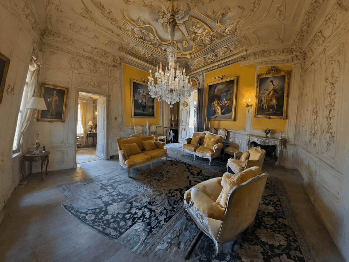 Luxury room with morning light
